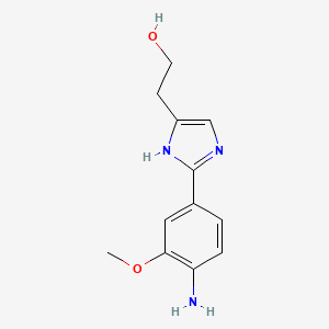 2-[2-(4-amino-3-methoxy-phenyl)-1H-imidazol-4-yl]-ethanol