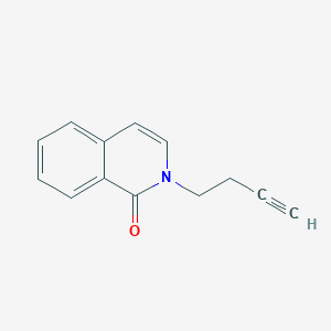 molecular formula C13H11NO B8570224 2-but-3-ynyl-2H-isoquinolin-1-one 