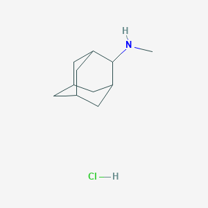 molecular formula C11H20ClN B085703 2-Adamantanamine, N-methyl-, hydrochloride CAS No. 10523-69-0