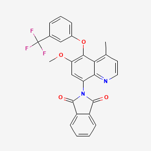 6-Methoxy-4-methyl-8-phthalimido-5-(3-trifluoromethylphenoxy)quinoline