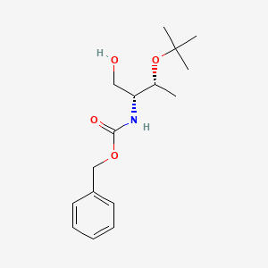 benzyl ((2R,3R)-3-(tert-butoxy)-1-hydroxybutan-2-yl)carbamate