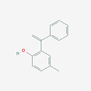 molecular formula C15H14O B8570364 4-Methyl-2-(1-phenyl-vinyl)-phenol CAS No. 62594-94-9