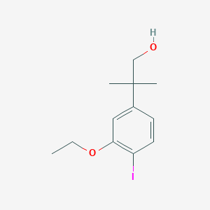 2-Ethoxy-4-(2-hydroxy-1,1-dimethylethyl)iodobenzene