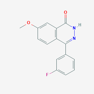 4-(3-fluorophenyl)-7-methoxyphthalazin-1(2H)-one