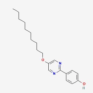 4-[5-(Decyloxy)pyrimidin-2(1H)-ylidene]cyclohexa-2,5-dien-1-one