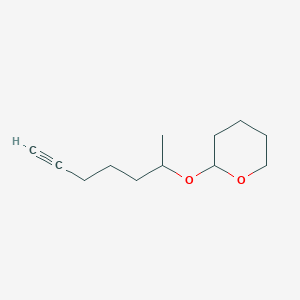 2-[(Hept-6-yn-2-yl)oxy]oxane