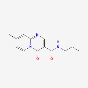 4H-Pyrido(1,2-a)pyrimidine-3-carboxamide, 8-methyl-4-oxo-N-propyl-