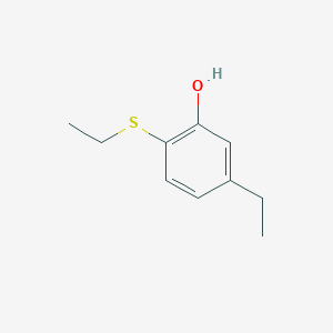 5-Ethyl-2-(ethylsulfanyl)phenol