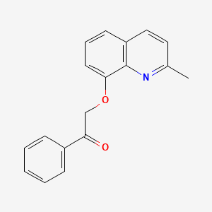 2-Methyl-8-(2-oxo-2-phenylethoxy)quinoline