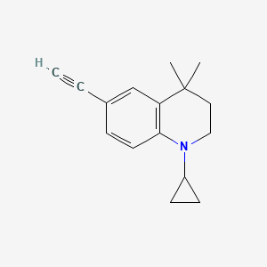 1-Cyclopropyl-6-ethynyl-4,4-dimethyl-1,2,3,4-tetrahydroquinoline
