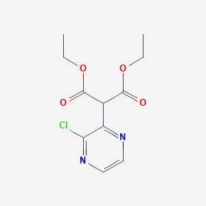 Diethyl (3-chloro-2-pyrazinyl)malonate