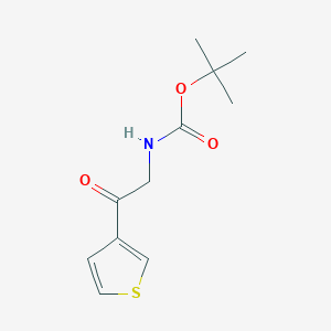 tert-Butyl 2-oxo-2-(thiophen-3-yl)ethylcarbamate