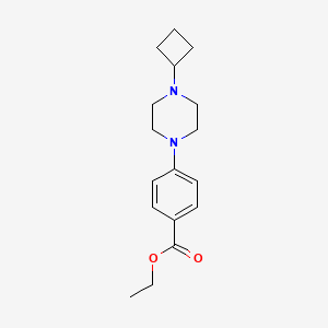 Ethyl 4-(4-cyclobutylpiperazin-1-yl)benzoate
