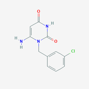 6-Amino-1-(3-chlorobenzyl)-uracil