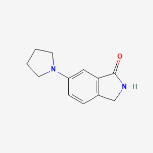 6-Pyrrolidin-1-yl-2,3-dihydro-isoindol-1-one