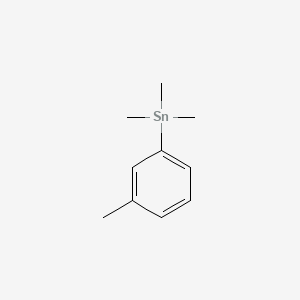 molecular formula C10H16Sn B8570748 Stannane, trimethyl(3-methylphenyl)- CAS No. 937-01-9