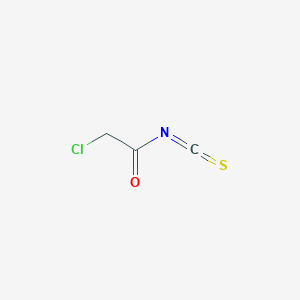 molecular formula C3H2ClNOS B8570774 Acetyl isothiocyanate, chloro- CAS No. 19103-78-7