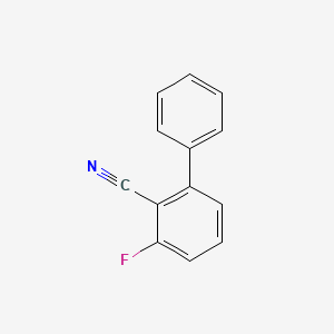 molecular formula C13H8FN B8570871 2-Cyano-3-fluorobiphenyl 