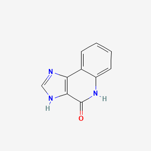 molecular formula C10H7N3O B8570899 1H-imidazo[4,5-c]quinolin-4-ol 