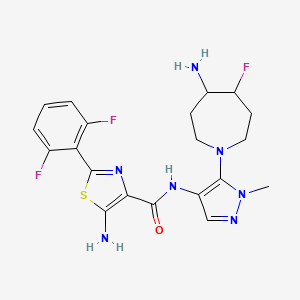 molecular formula C20H22F3N7OS B8571123 GDC-0339 