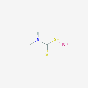 molecular formula C2H4KNS2 B085712 Potassium N-methyldithiocarbamate CAS No. 137-41-7