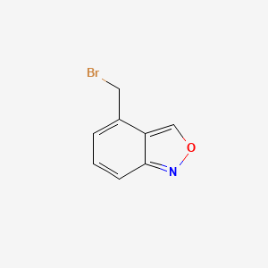 molecular formula C8H6BrNO B8571207 4-(bromomethyl)-2,1-benzoxazole 