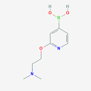 [2-(2-Dimethylamino-ethoxy)-4-pyridinyl]-boronic acid