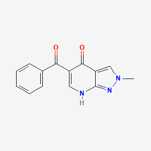5-Benzoyl-2-methyl-1,2-dihydro-4H-pyrazolo[3,4-b]pyridin-4-one
