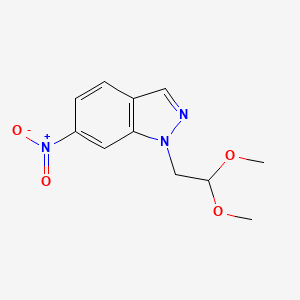 1-(2,2-dimethoxyethyl)-6-nitro-1H-indazole