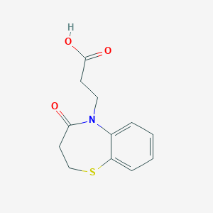 3-(4-Oxo-2,3-dihydro-1,5-benzothiazepin-5-yl)-propionic acid