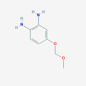 molecular formula C8H12N2O2 B8571344 4-(Methoxymethoxy)benzene-1,2-diamine CAS No. 54029-80-0