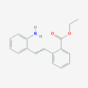 Ethyl 2-[2-(2-aminophenyl)ethenyl]benzoate