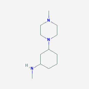 N-methyl-3-(4-methylpiperazin-1-yl)cyclohexanamine