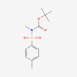 molecular formula C13H19NO4S B8571491 N-Boc-(tosyl)methylamine 