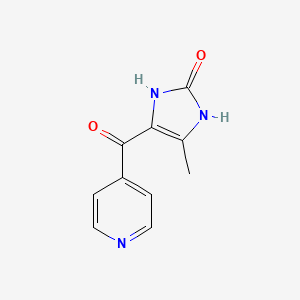 (2-Hydroxy-5-methyl-1H-imidazol-4-yl)(pyridin-4-yl)methanone