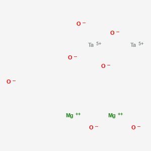 molecular formula Mg2O7Ta2 B085715 Magnesium tantalum oxide (MgTa2O6) CAS No. 12293-61-7
