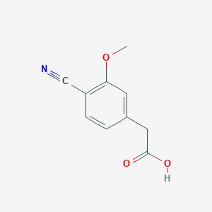 (4-Cyano-3-methoxyphenyl)acetic acid
