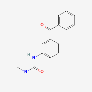 molecular formula C16H16N2O2 B8571509 N'-(3-Benzoylphenyl)-N,N-dimethylurea CAS No. 61706-05-6