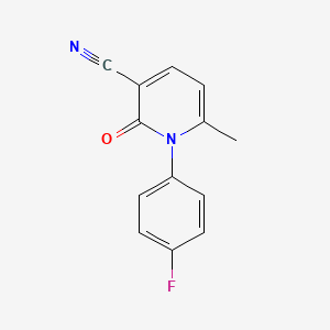 1-(4-Fluorophenyl)-6-methyl-2-oxo-1,2-dihydropyridine-3-carbonitrile