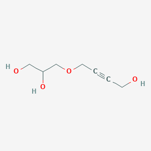 3-[(4-Hydroxybut-2-YN-1-YL)oxy]propane-1,2-diol