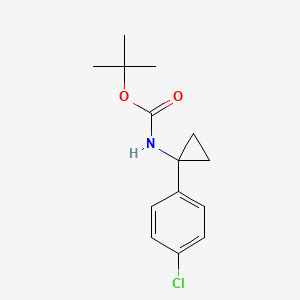 Tert-butyl (1-(4-chlorophenyl)cyclopropyl)carbamate
