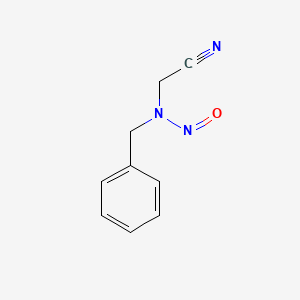 Acetonitrile, (nitroso(phenylmethyl)amino)-
