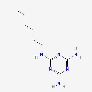 N~2~-Hexyl-1,3,5-triazine-2,4,6-triamine
