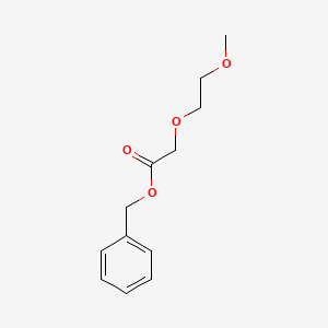 molecular formula C12H16O4 B8571770 Benzyl 2-(2-methoxyethoxy)acetate CAS No. 62004-94-8