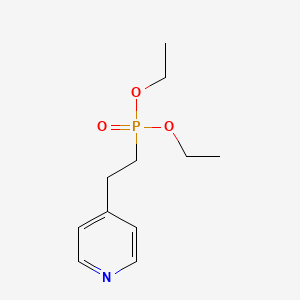 molecular formula C11H18NO3P B8571871 Diethyl 2-(4-pyridyl)ethylphosphonate 