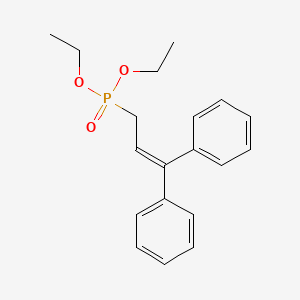 molecular formula C19H23O3P B8571907 Diethyl 3,3-Diphenylallylphosphonate 