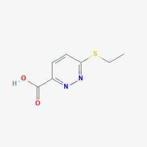 6-Ethylsulfanyl-pyridazine-3-carboxylic acid