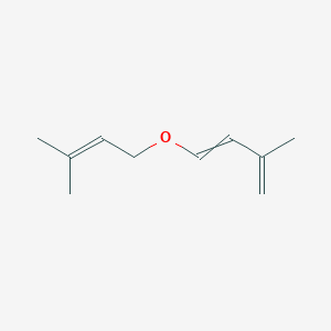 molecular formula C10H16O B8571978 3-Methyl-1-[(3-methylbut-2-en-1-yl)oxy]buta-1,3-diene CAS No. 54717-58-7