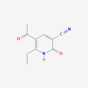 5-Acetyl-6-ethyl-2-oxo-1,2-dihydropyridine-3-carbonitrile