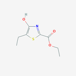 5-Ethyl-4-hydroxy-thiazole-2-carboxylic acid ethyl ester